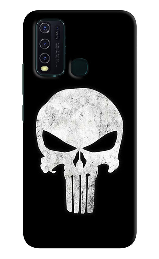 Punisher Skull Vivo Y30/Y50 Hard Case Back Cover by Casekaro