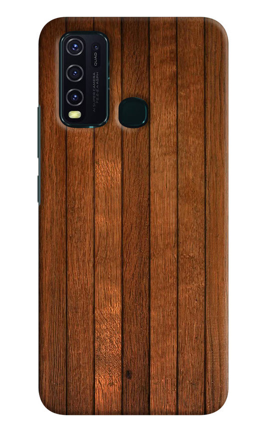 Wooden Artwork Bands Vivo Y30/Y50 Hard Case Back Cover by Casekaro