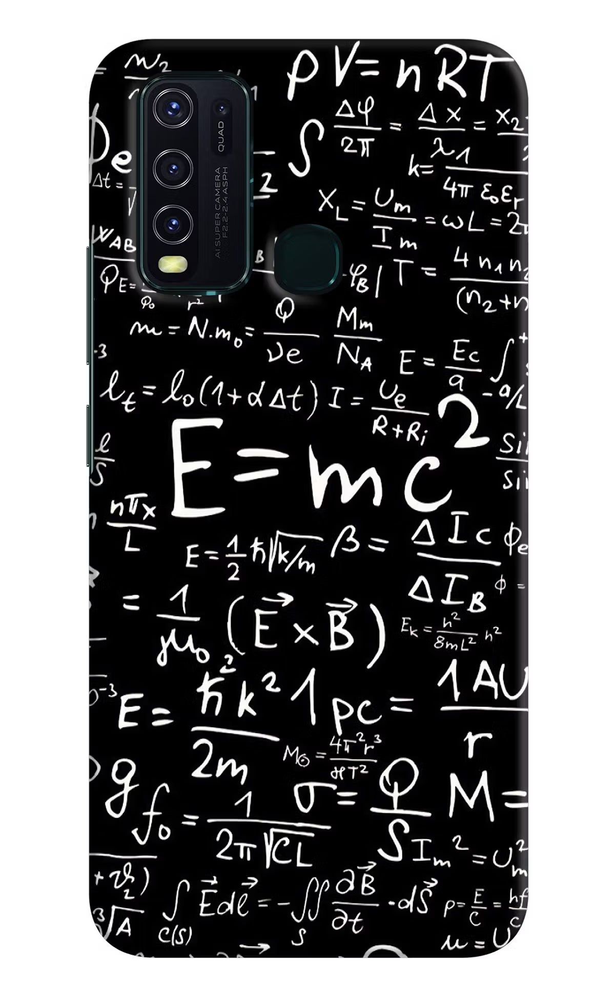 Physics Formula Vivo Y30/Y50 Hard Case Back Cover by Casekaro