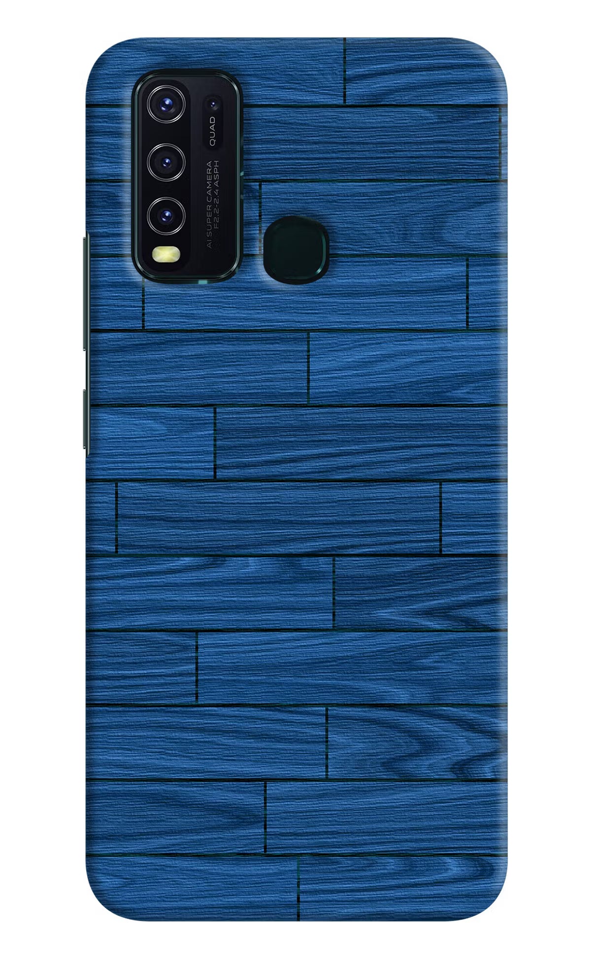 Wooden Texture Vivo Y30/Y50 Hard Case Back Cover by Casekaro