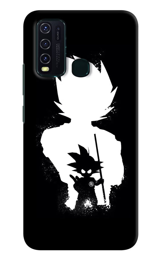 Goku Shadow Vivo Y30/Y50 Hard Case Back Cover by Casekaro