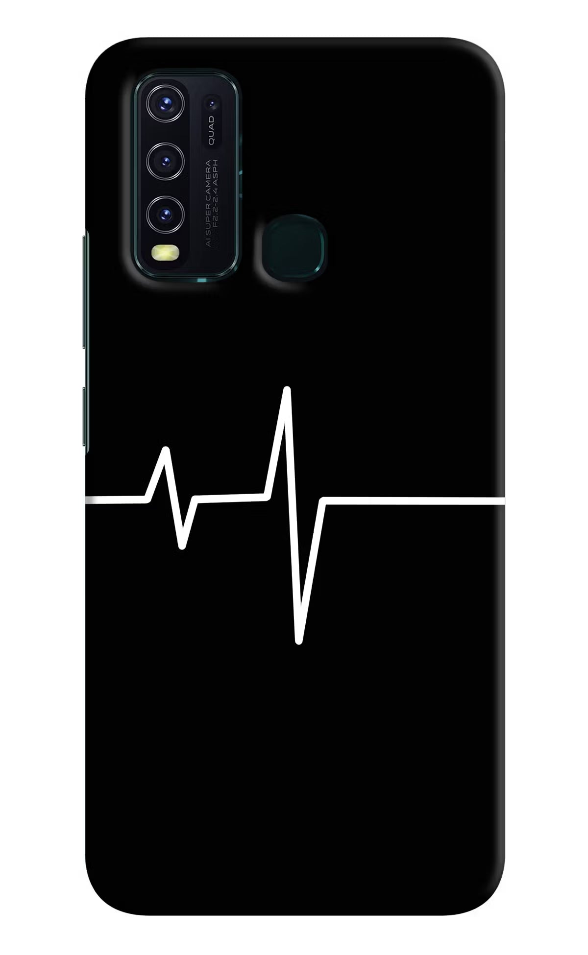 Heart Beats Vivo Y30/Y50 Hard Case Back Cover by Casekaro