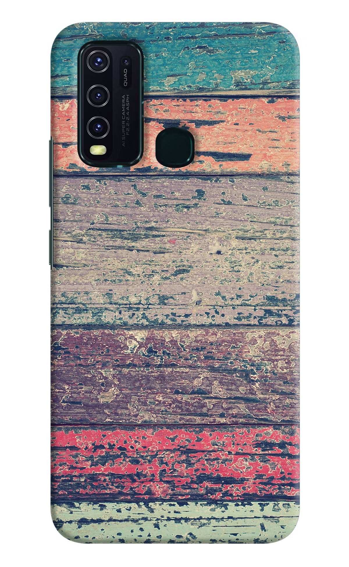 Colourful Wall Vivo Y30/Y50 Hard Case Back Cover by Casekaro