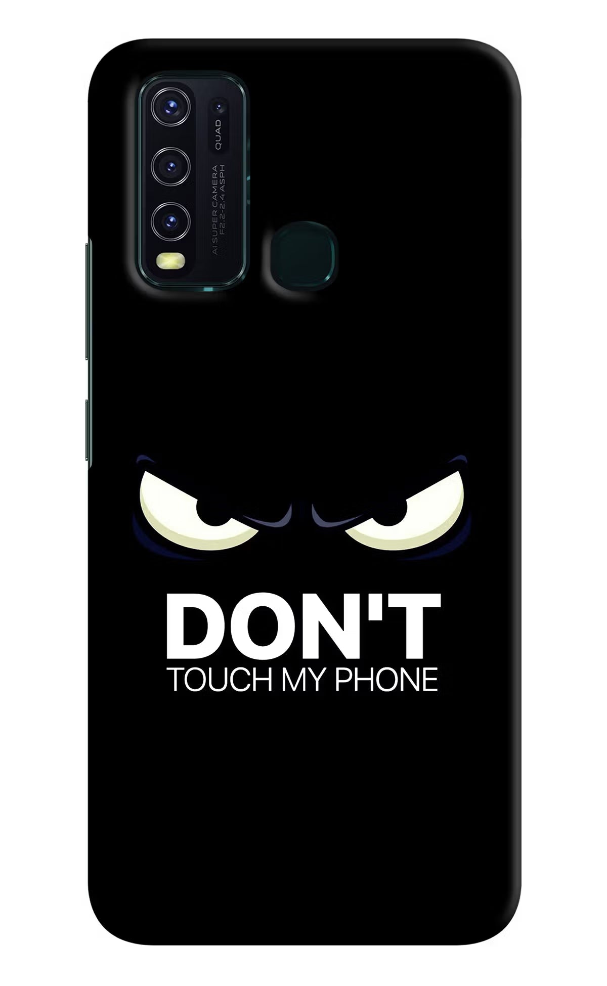 Don'T Touch My Phone Vivo Y30/Y50 Hard Case Back Cover by Casekaro