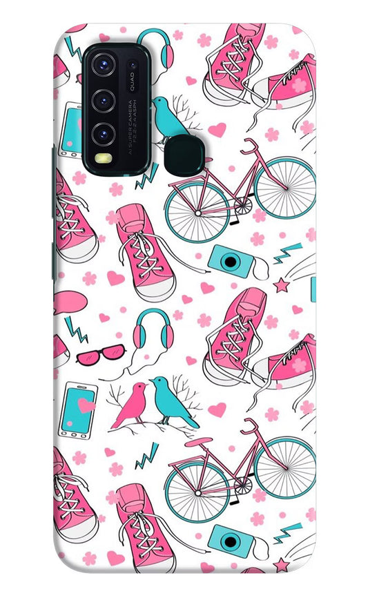 Artwork Vivo Y30/Y50 Hard Case Back Cover by Casekaro