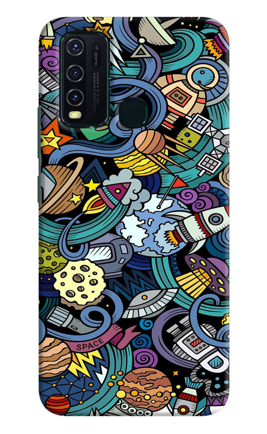 Space Abstract Vivo Y30/Y50 Hard Case Back Cover by Casekaro