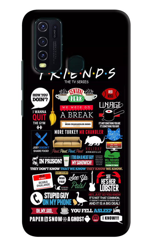 FRIENDS Vivo Y30/Y50 Hard Case Back Cover by Casekaro