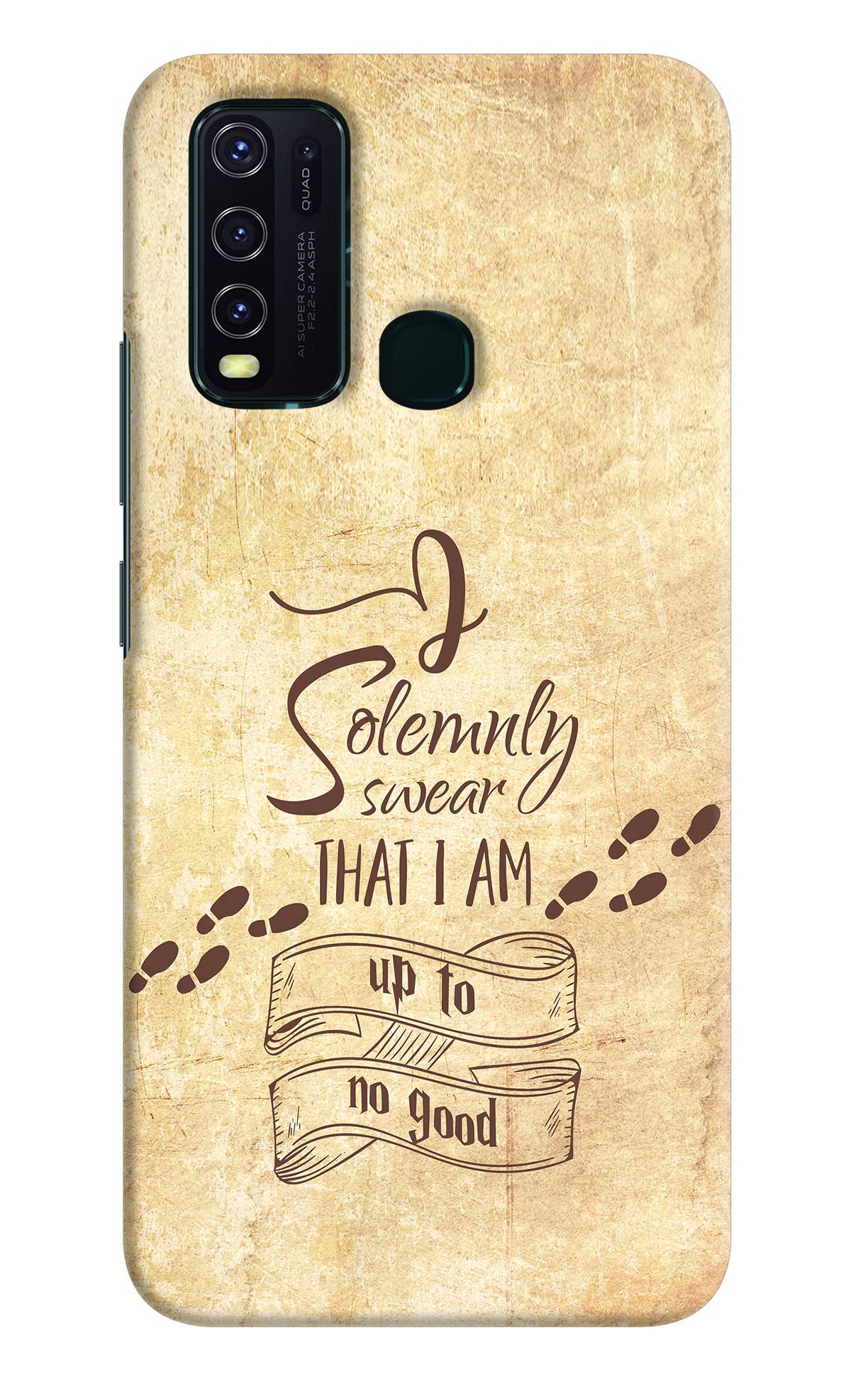 I Solemnly swear that i up to no good Vivo Y30/Y50 Hard Case Back Cover by Casekaro