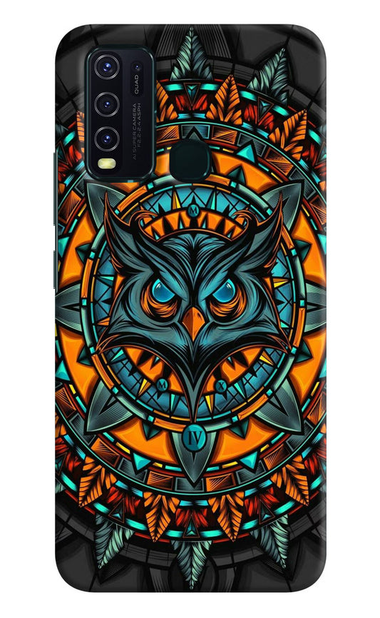 Angry Owl Art Vivo Y30/Y50 Hard Case Back Cover by Casekaro