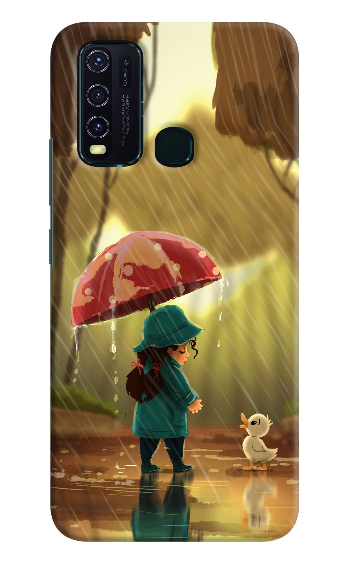 Rainy Day Vivo Y30/Y50 Hard Case Back Cover by Casekaro