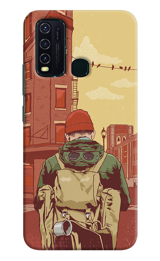 Adventurous Vivo Y30/Y50 Hard Case Back Cover by Casekaro