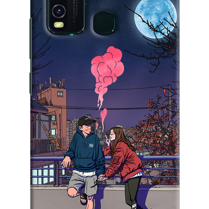 Chilling Couple Vivo Y30/Y50 Hard Case Back Cover by Casekaro