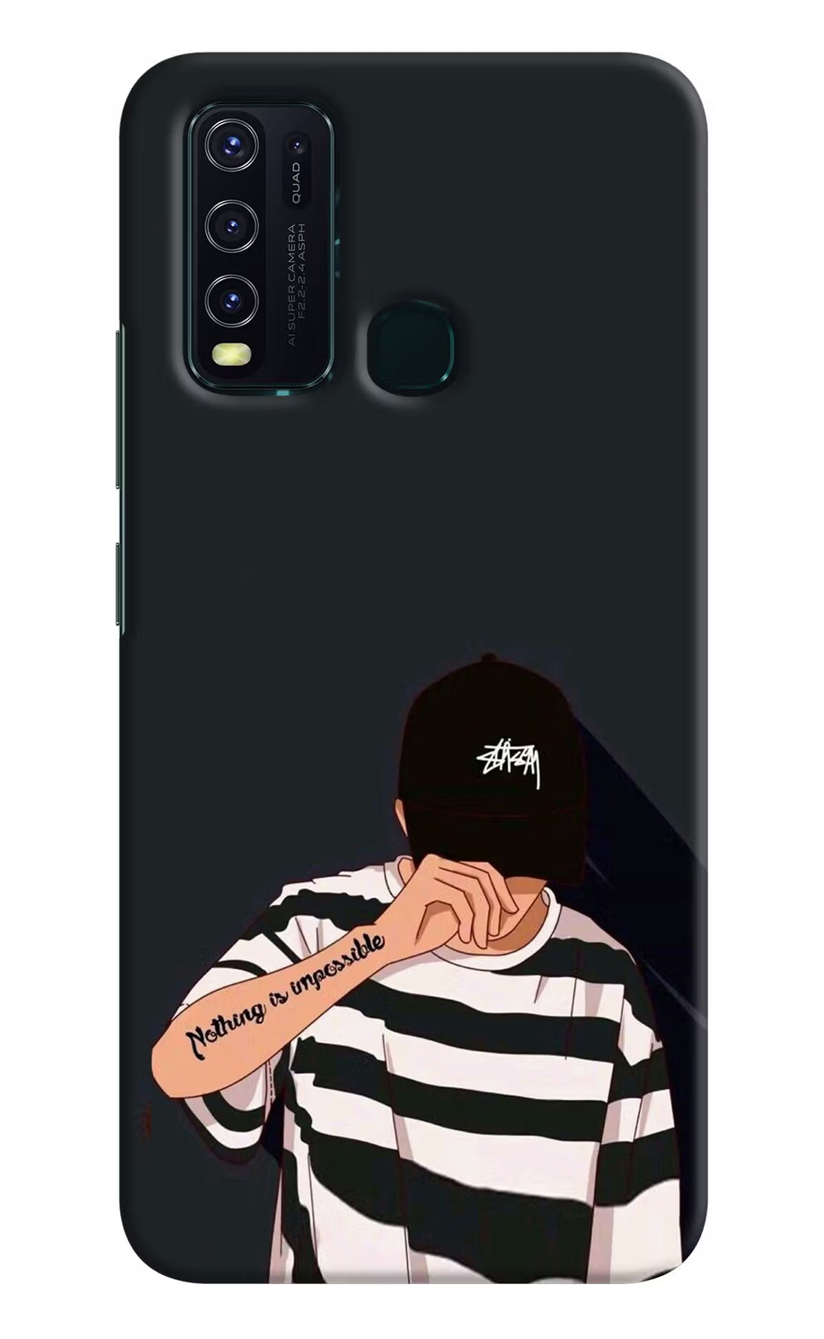 Aesthetic Boy Vivo Y30/Y50 Hard Case Back Cover by Casekaro