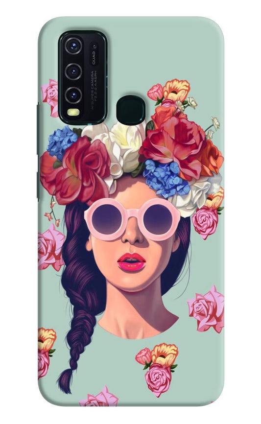 Pretty Girl Vivo Y30/Y50 Hard Case Back Cover by Casekaro
