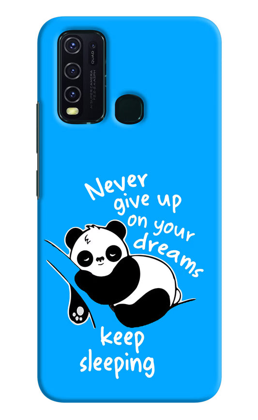 Keep Sleeping Vivo Y30/Y50 Hard Case Back Cover by Casekaro