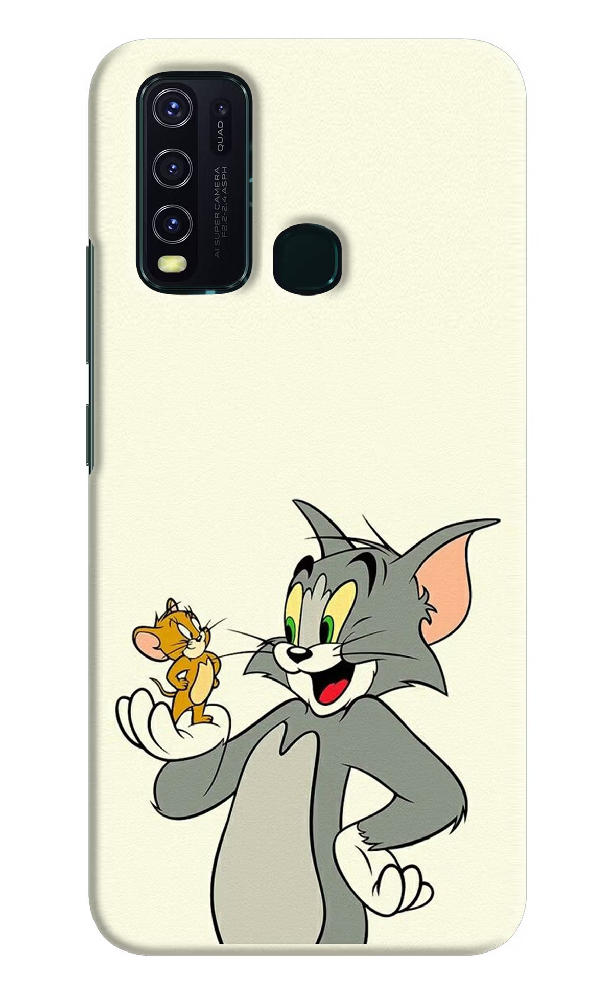 Tom & Jerry Vivo Y30/Y50 Hard Case Back Cover by Casekaro