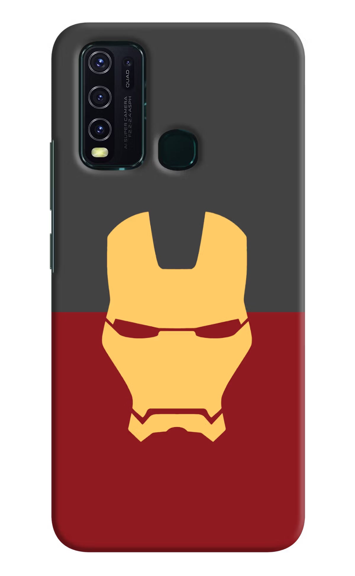 Ironman Vivo Y30/Y50 Hard Case Back Cover by Casekaro
