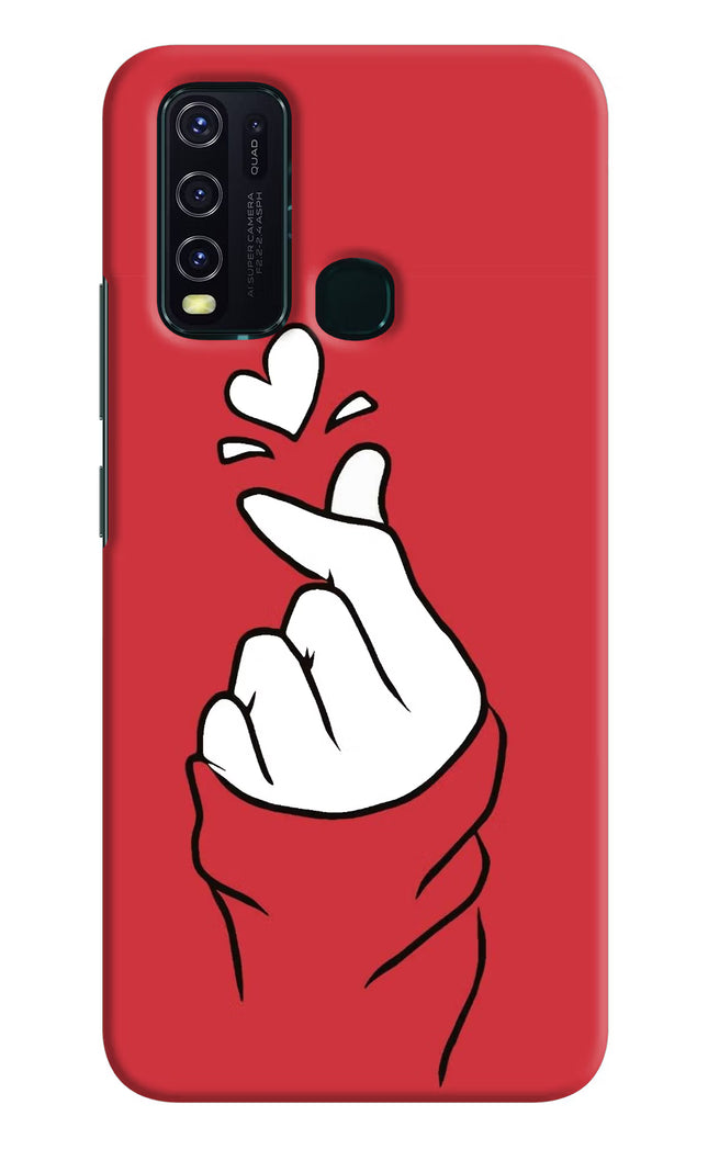 Korean Love Sign Vivo Y30/Y50 Hard Case Back Cover by Casekaro