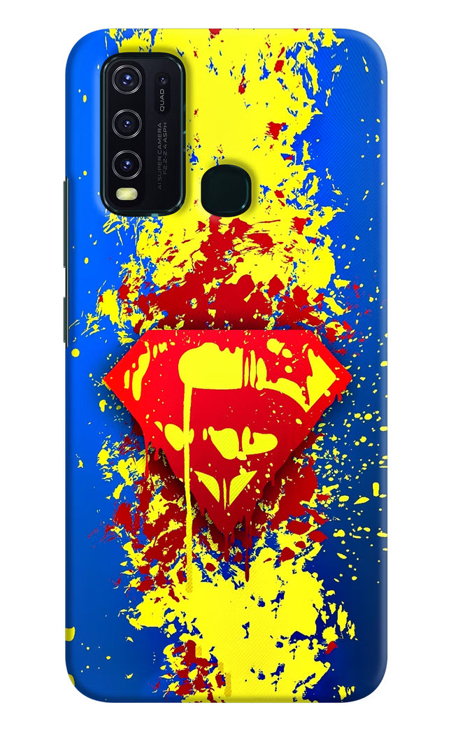 Superman logo Vivo Y30/Y50 Hard Case Back Cover by Casekaro