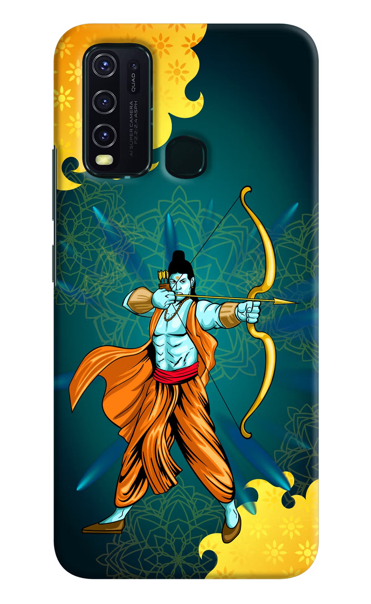 Lord Ram - 6 Vivo Y30/Y50 Hard Case Back Cover by Casekaro