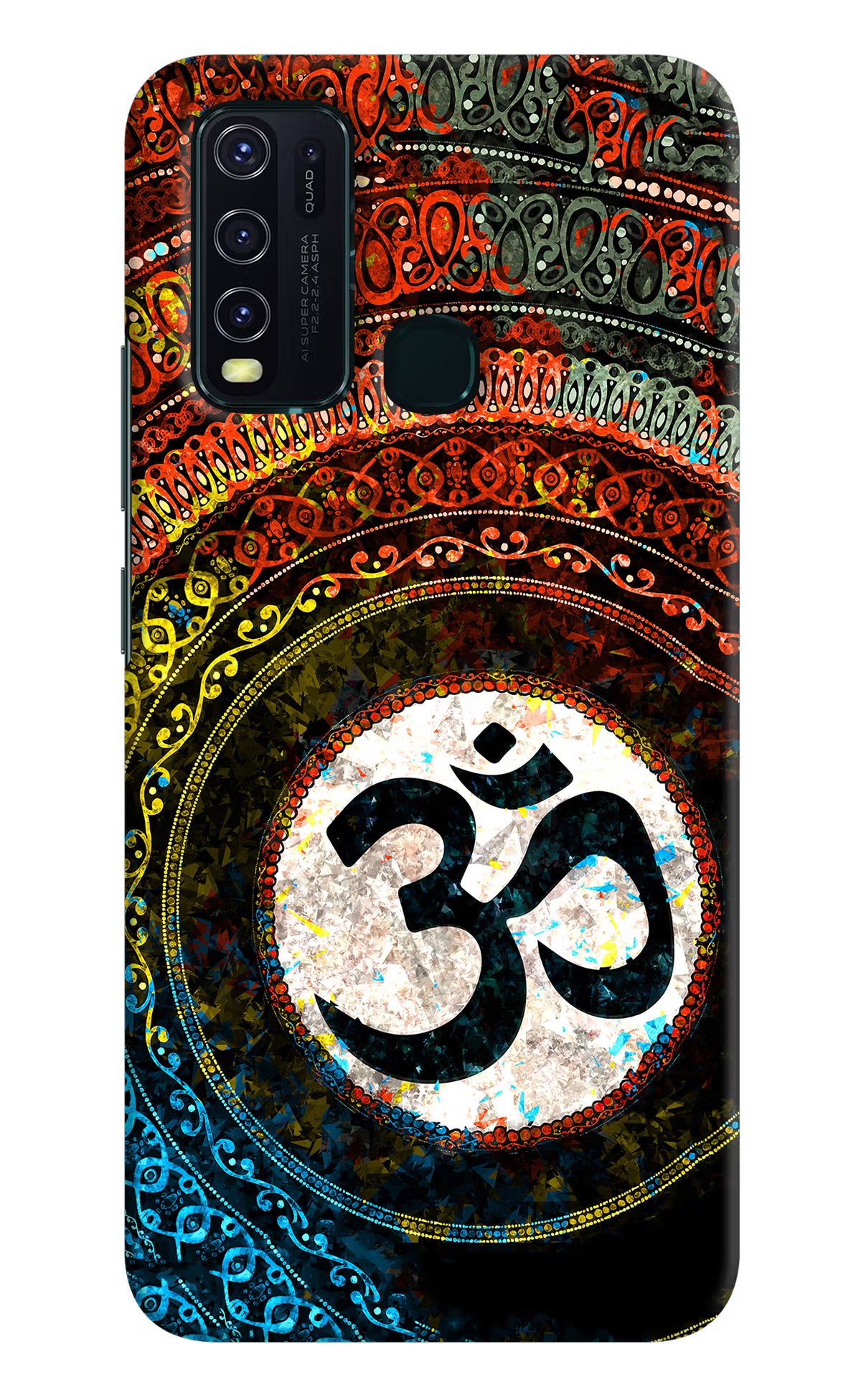 Om Cultural Vivo Y30/Y50 Hard Case Back Cover by Casekaro