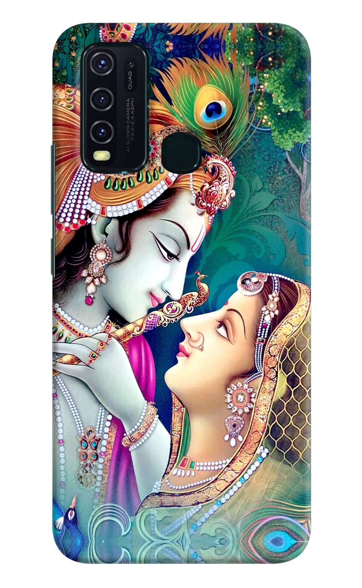 Lord Radha Krishna Vivo Y30/Y50 Hard Case Back Cover by Casekaro