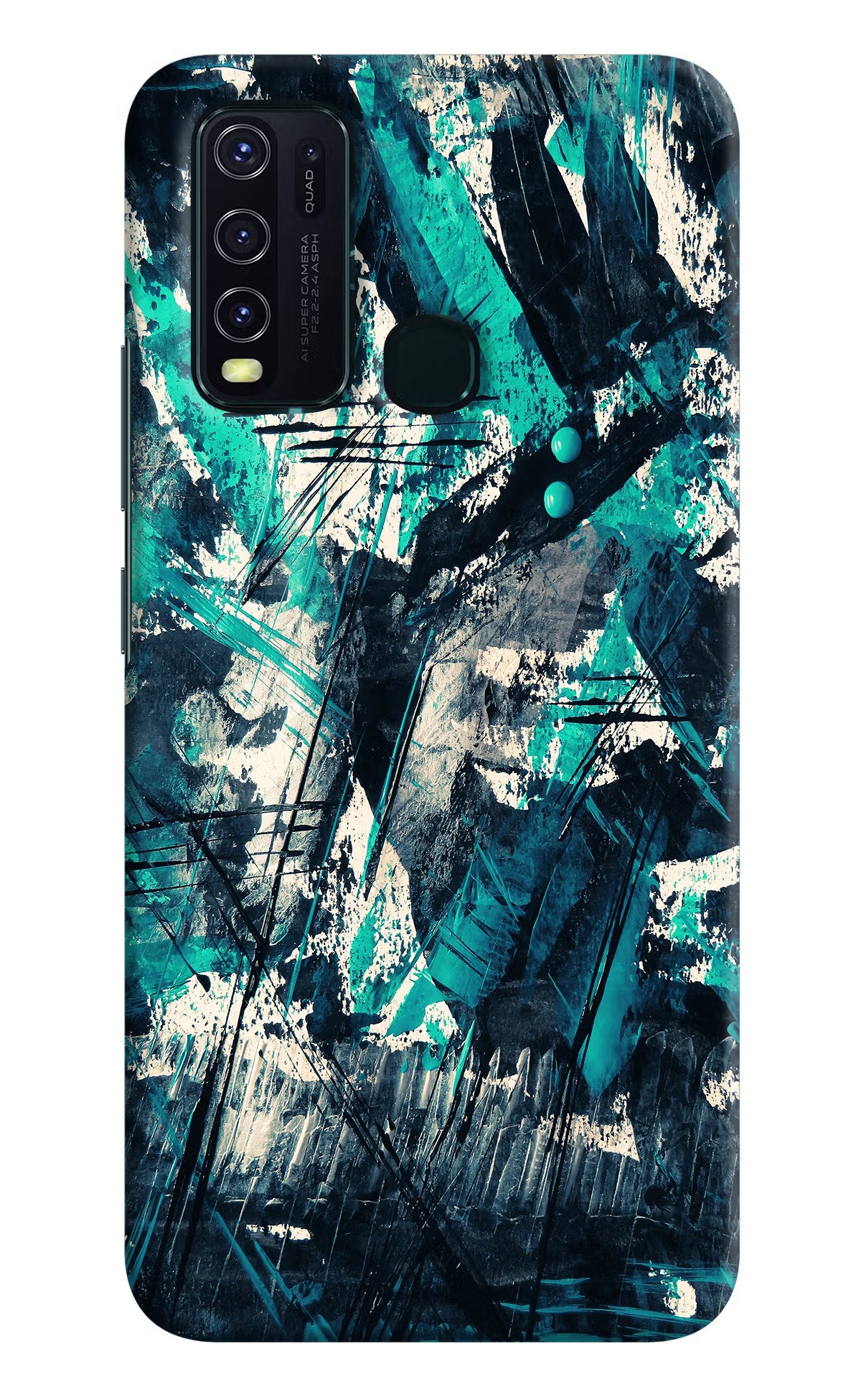 Artwork Vivo Y30/Y50 Hard Case Back Cover by Casekaro