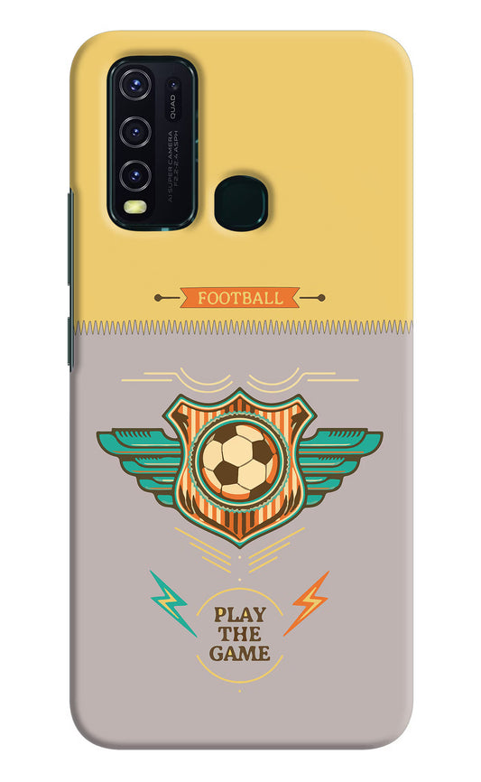 Football Vivo Y30/Y50 Hard Case Back Cover by Casekaro