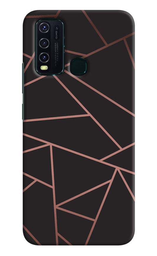 Geometric Pattern Vivo Y30/Y50 Hard Case Back Cover by Casekaro
