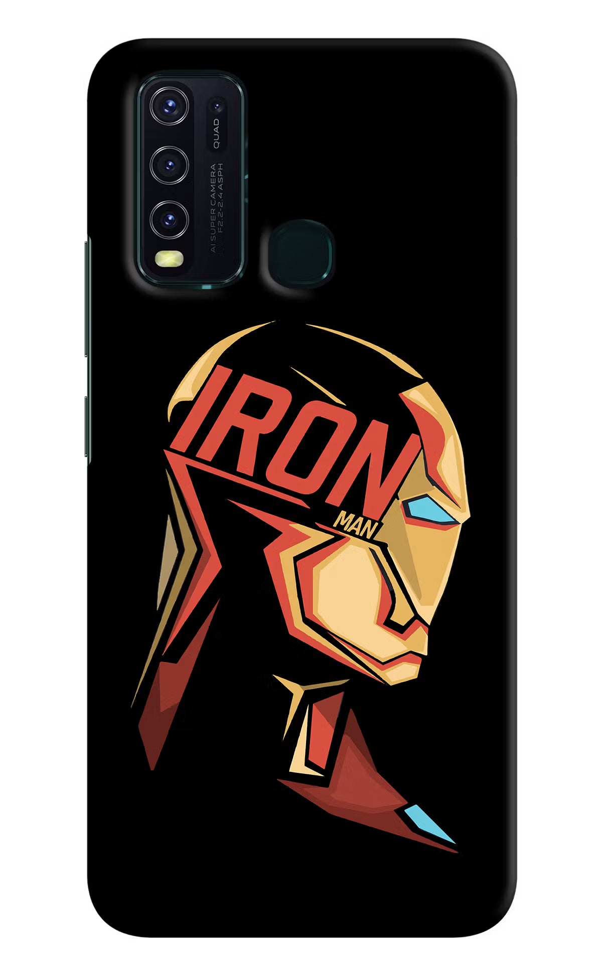 IronMan Vivo Y30/Y50 Hard Case Back Cover by Casekaro
