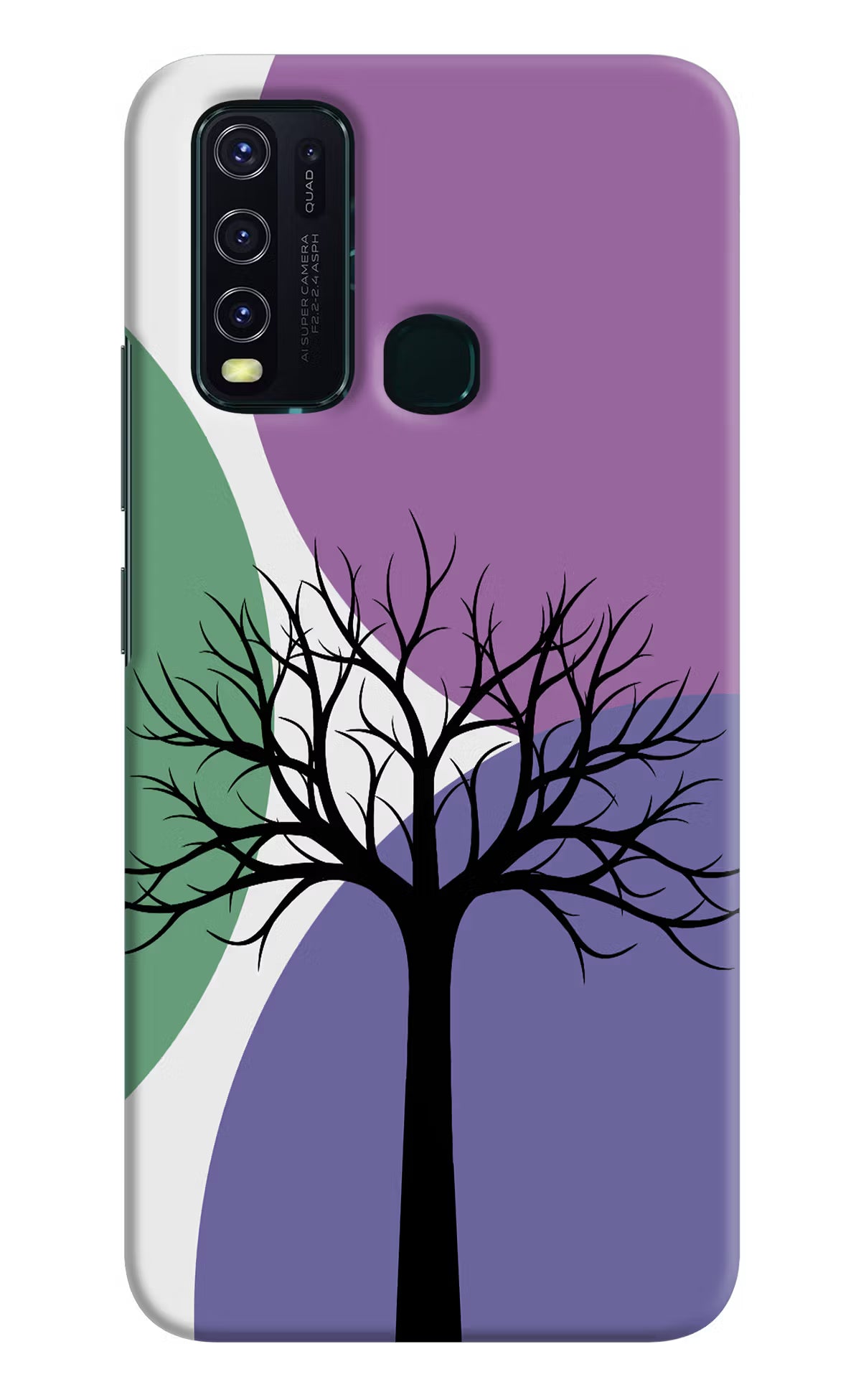 Tree Art Vivo Y30/Y50 Hard Case Back Cover by Casekaro