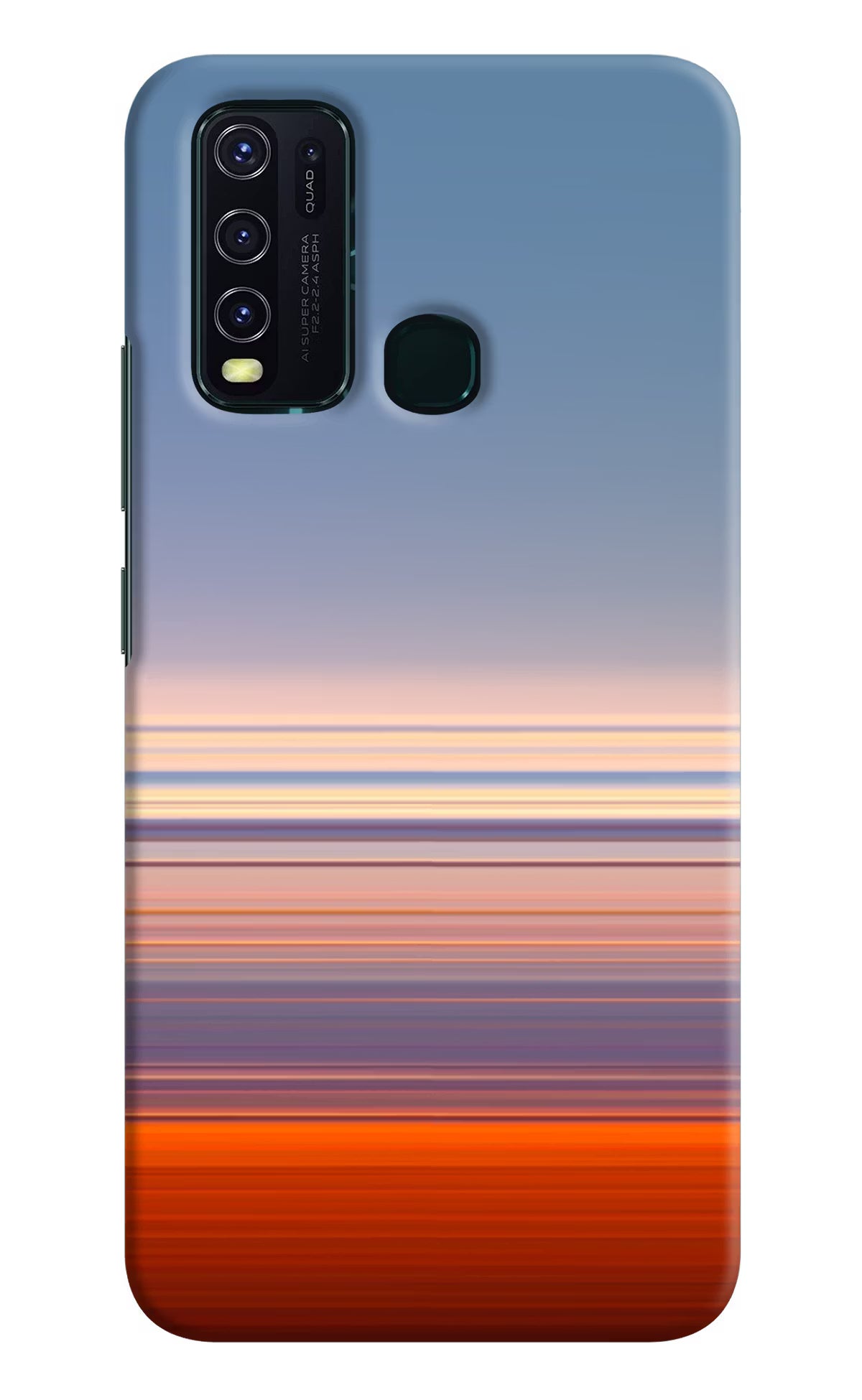Morning Colors Vivo Y30/Y50 Hard Case Back Cover by Casekaro