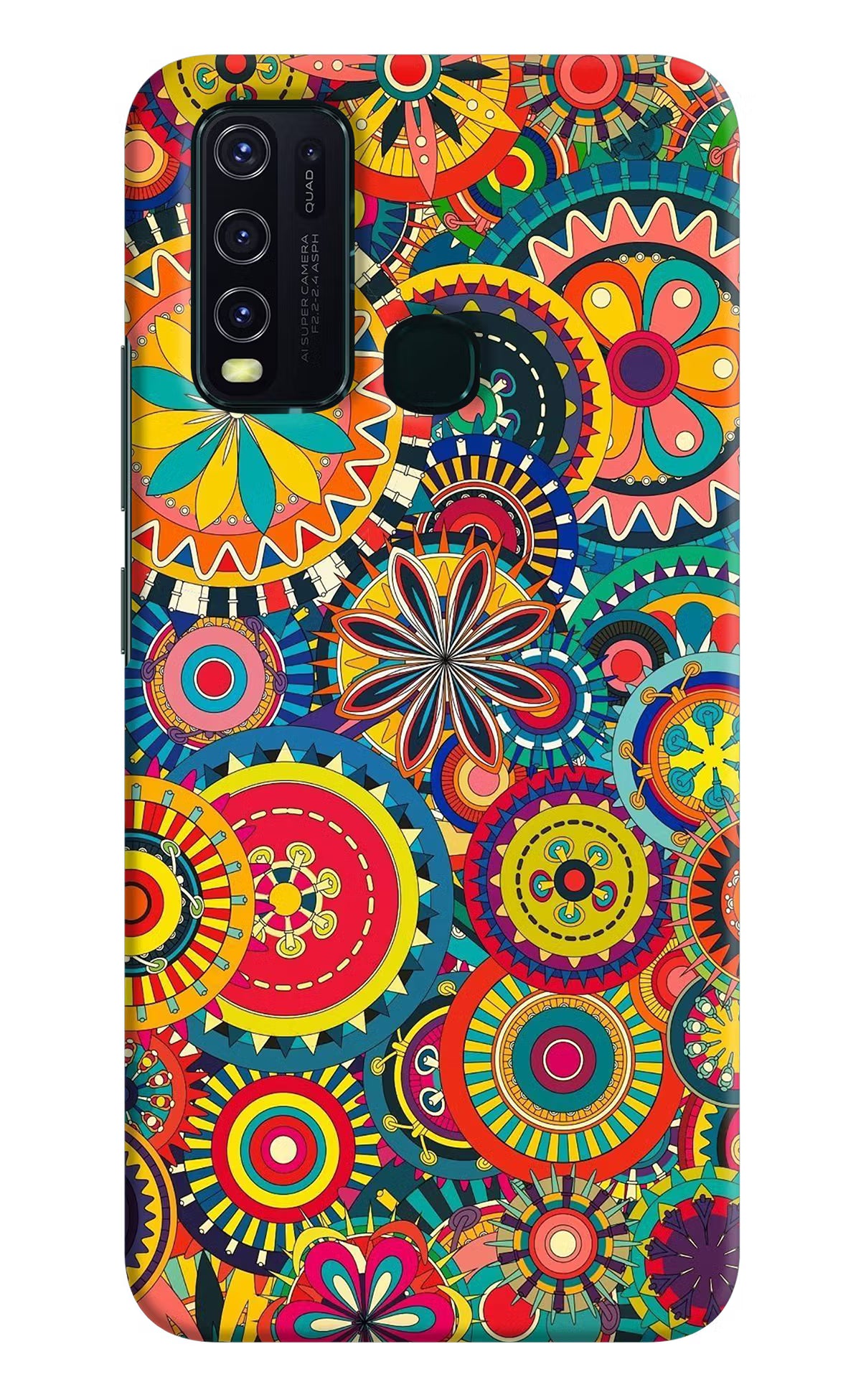 Gol Gol Art Vivo Y30/Y50 Hard Case Back Cover by Casekaro