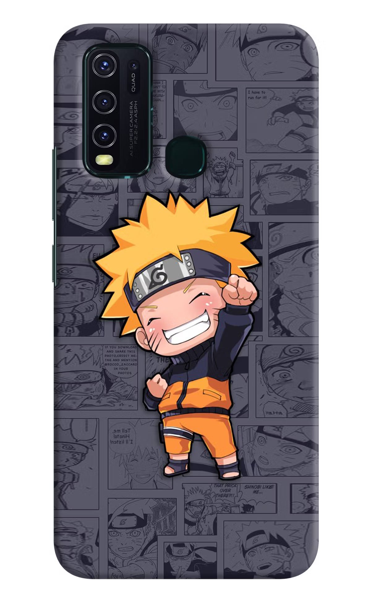 Chota Naruto Vivo Y30/Y50 Hard Case Back Cover by Casekaro