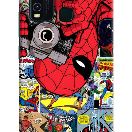Spider Man Vivo Y30/Y50 Hard Case Back Cover by Casekaro