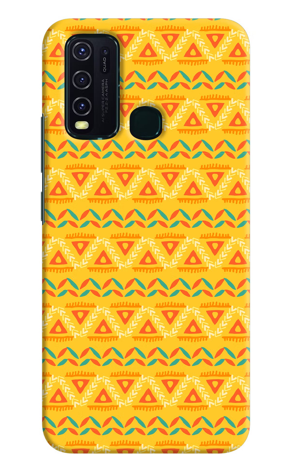 Tribal Pattern Vivo Y30/Y50 Hard Case Back Cover by Casekaro