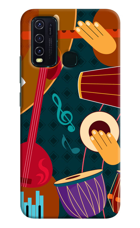Music Instrument Vivo Y30/Y50 Hard Case Back Cover by Casekaro