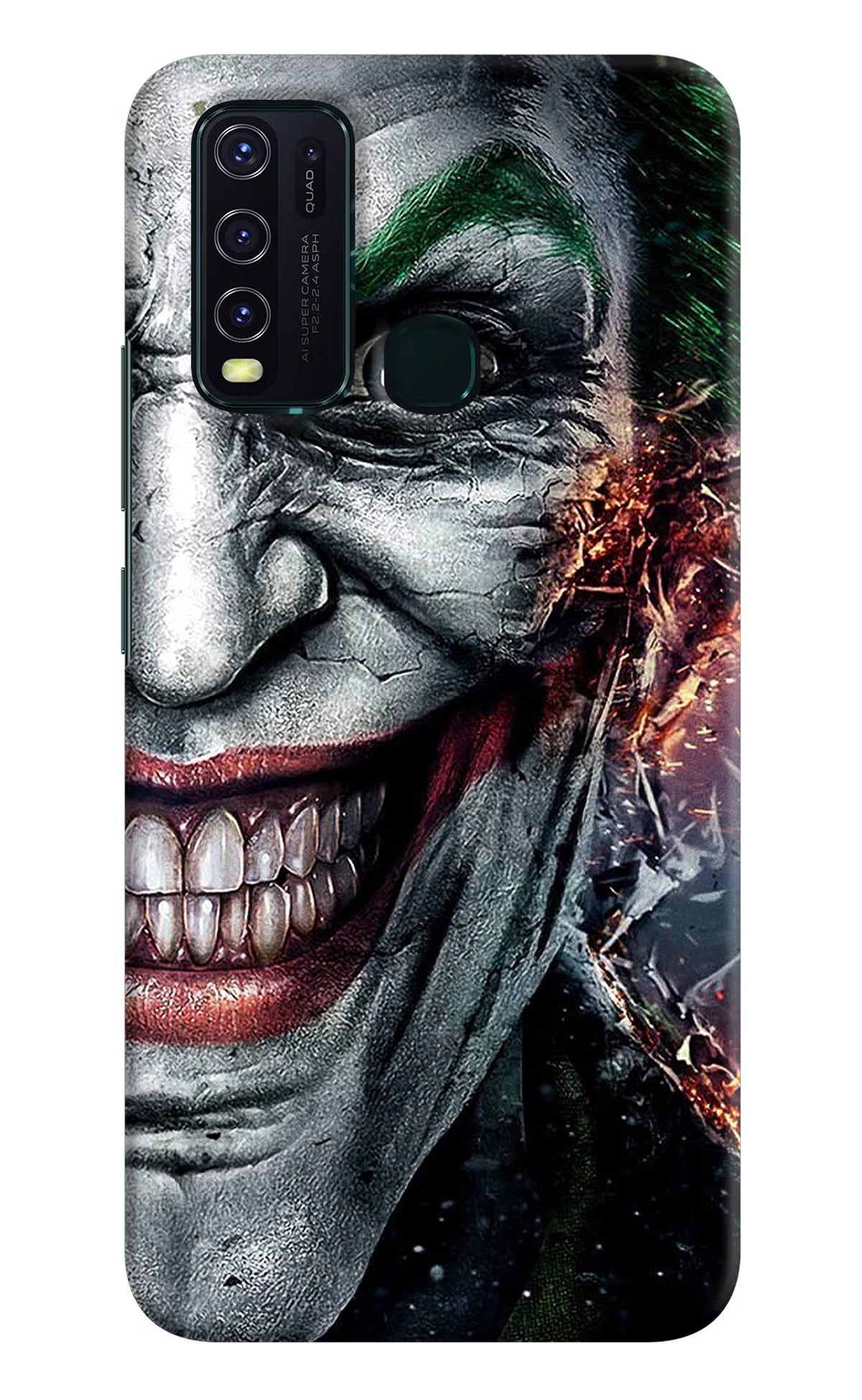 Joker Cam Vivo Y30/Y50 Hard Case Back Cover by Casekaro