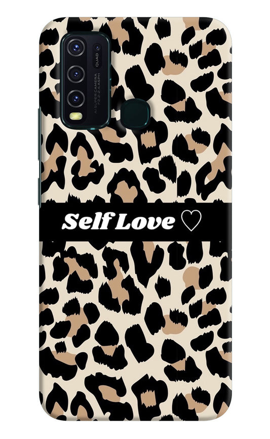 Leopard Print Self Love Vivo Y30/Y50 Back Cover