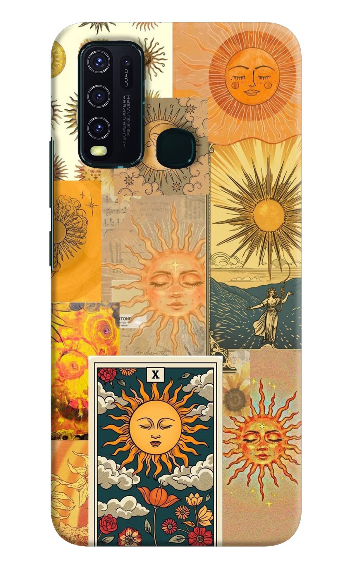 Sun Vivo Y30/Y50 Hard Case Back Cover by Casekaro