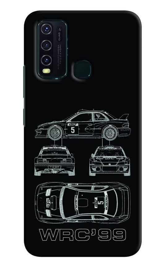 WRC'99 Vivo Y30/Y50 Hard Case Back Cover by Casekaro