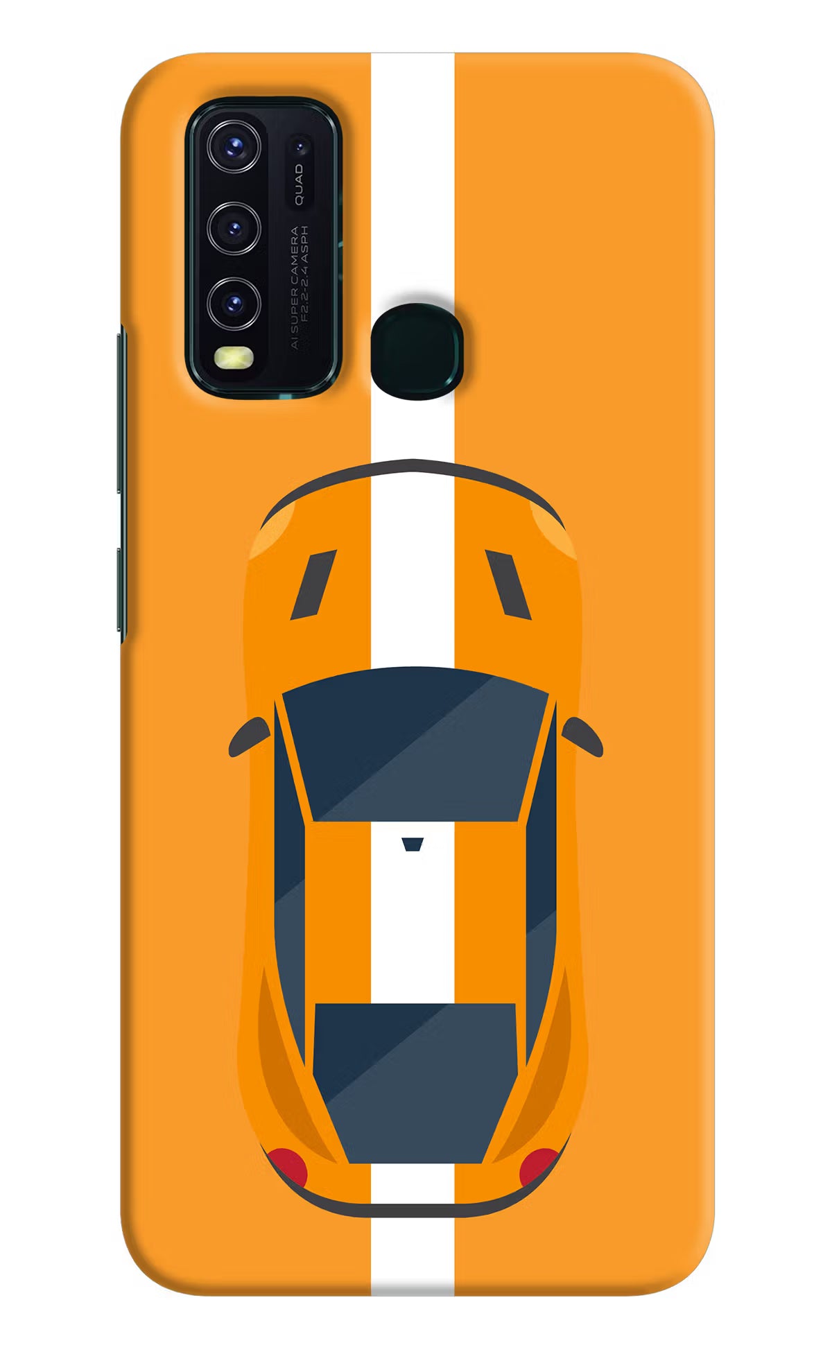 Highway Pursuit Vivo Y30/Y50 Hard Case Back Cover by Casekaro