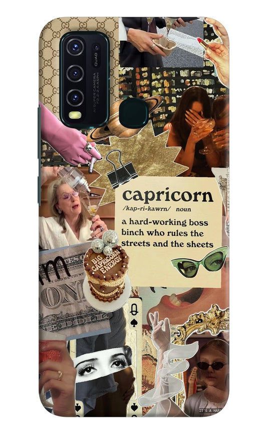 Capricorn Zodiac Vivo Y30/Y50 Hard Case Back Cover by Casekaro