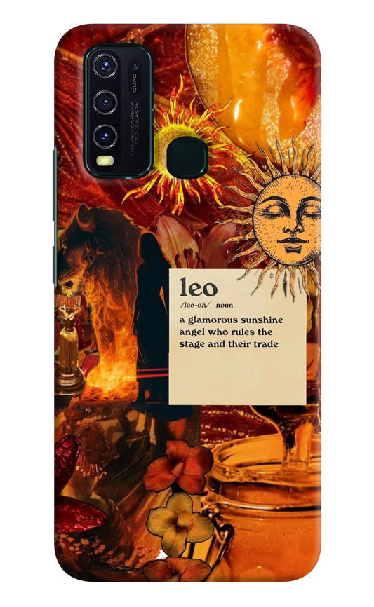 Leo Zodiac Vivo Y30/Y50 Hard Case Back Cover by Casekaro