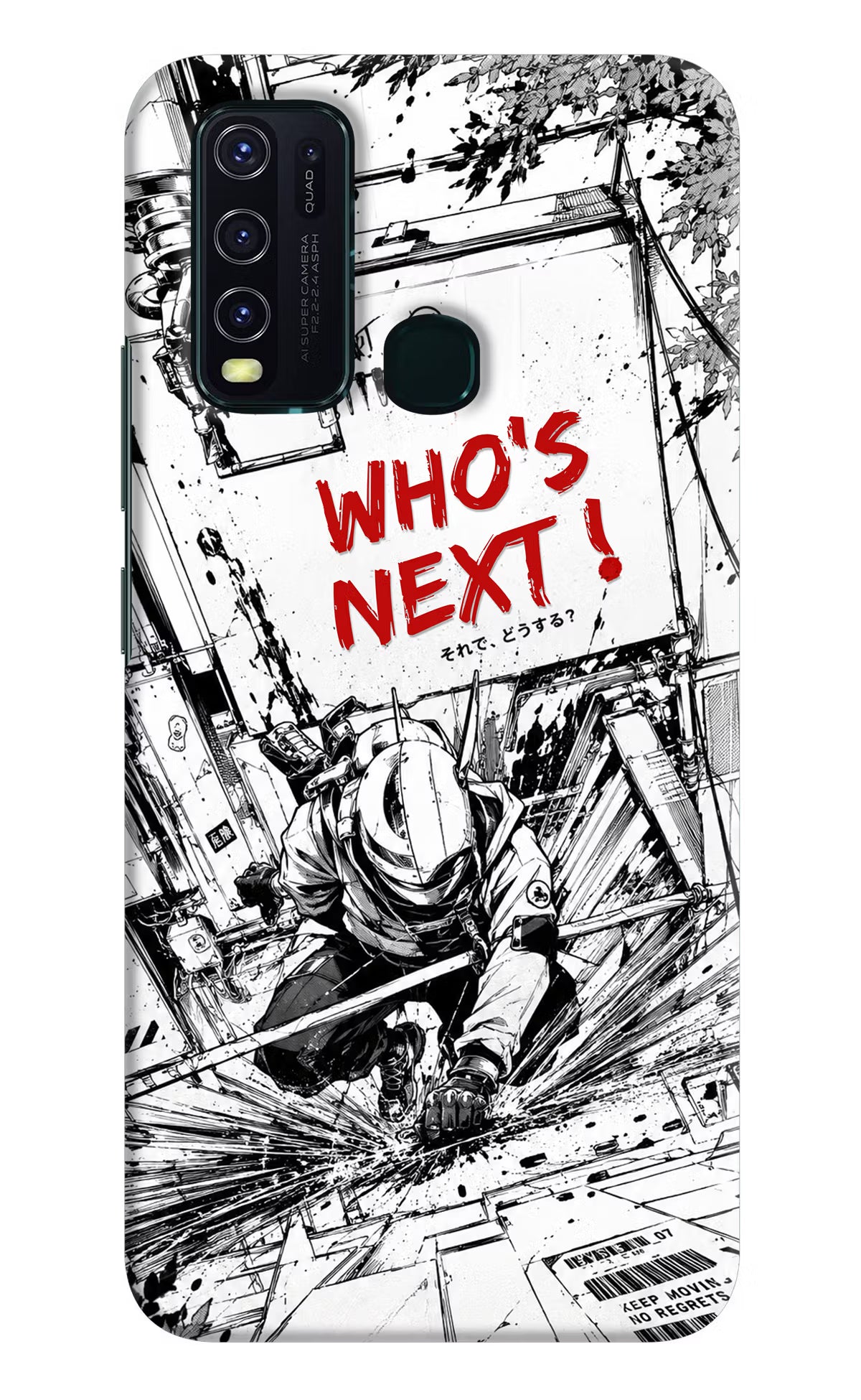Who's Next Vivo Y30/Y50 Hard Case Back Cover by Casekaro