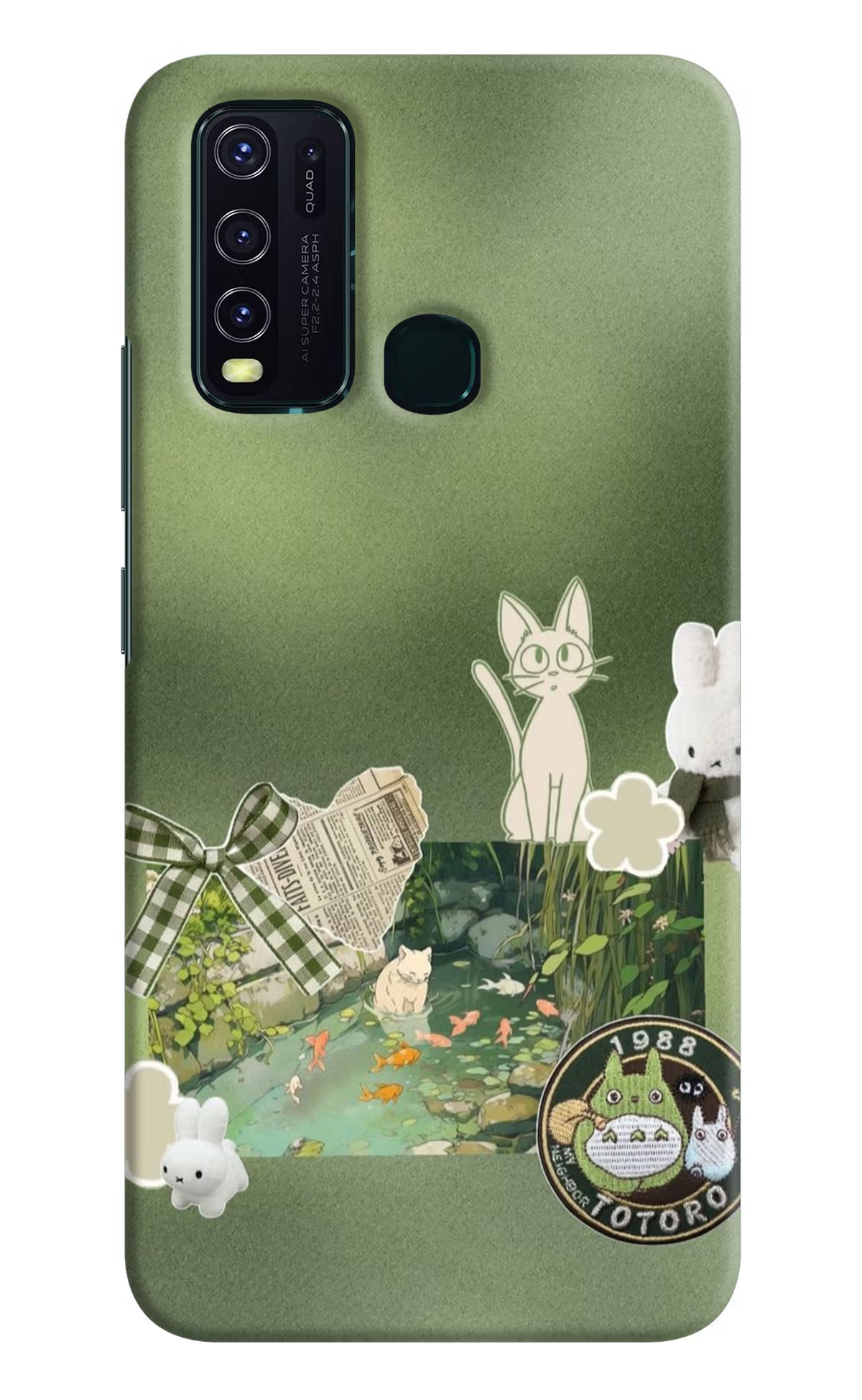 Aesthetic anime Vivo Y30/Y50 Back Cover