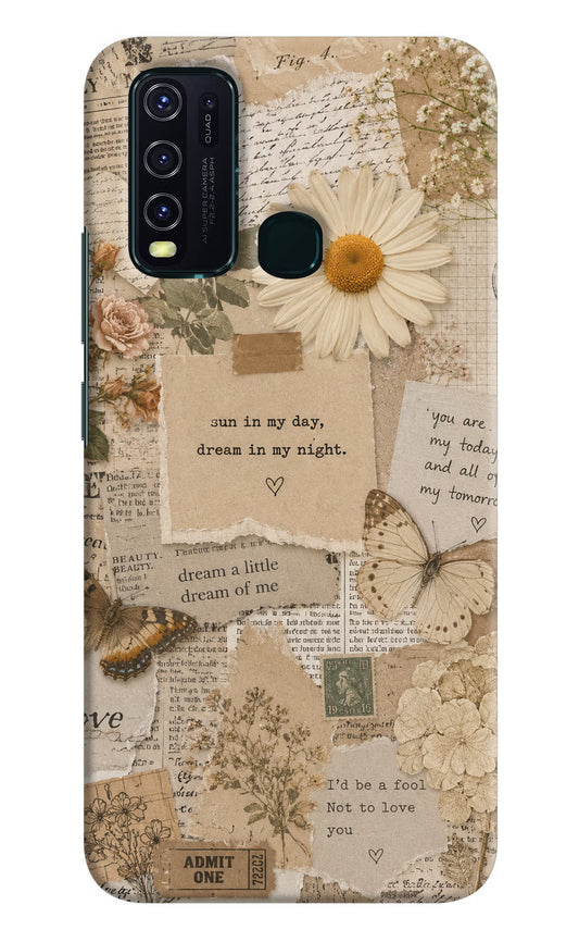 Vintage case Vivo Y30/Y50 Back Cover