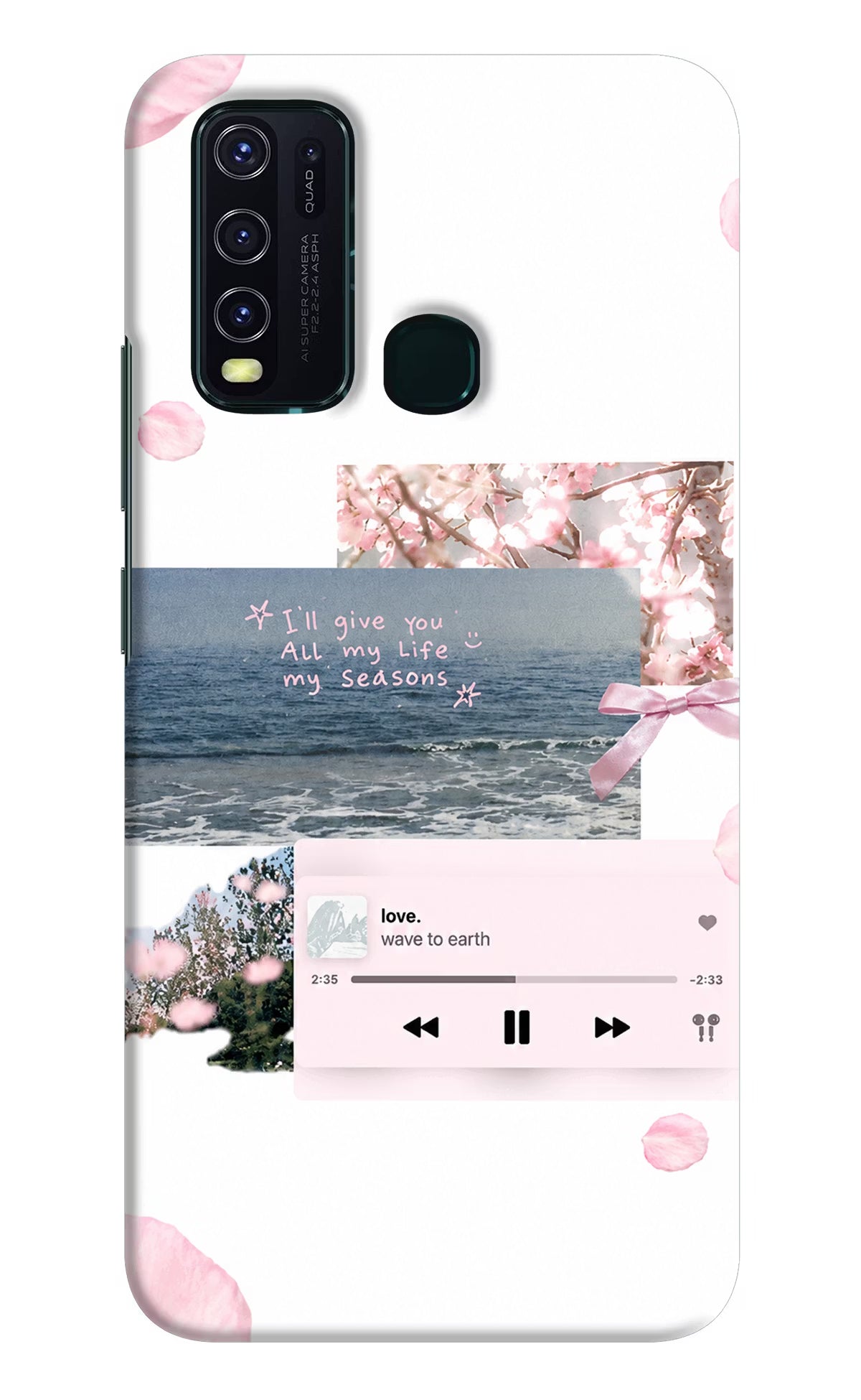 Wave to earth Vivo Y30/Y50 Back Cover