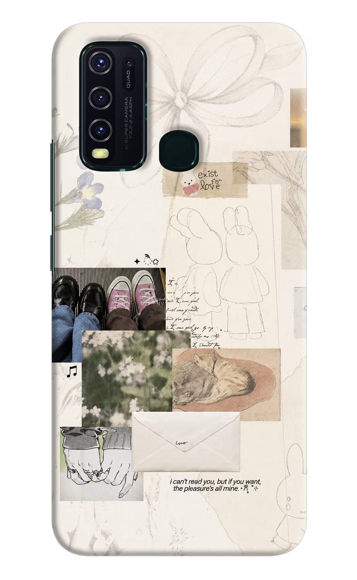 Soft Aesthetic Vivo Y30/Y50 Back Cover