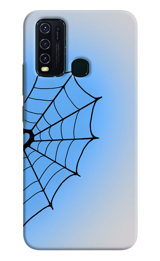 Blue Web Vivo Y30/Y50 Hard Case Back Cover by Casekaro